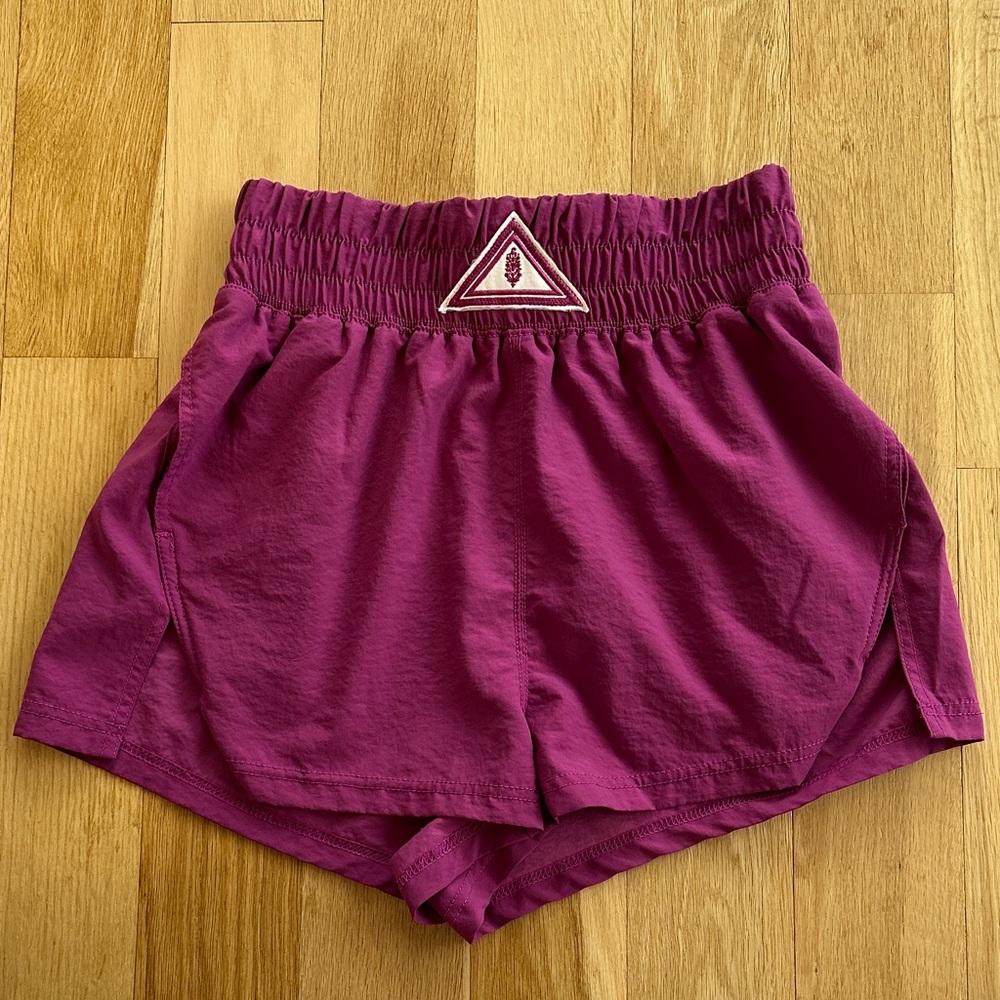 Women's Magenta Athletic Shorts